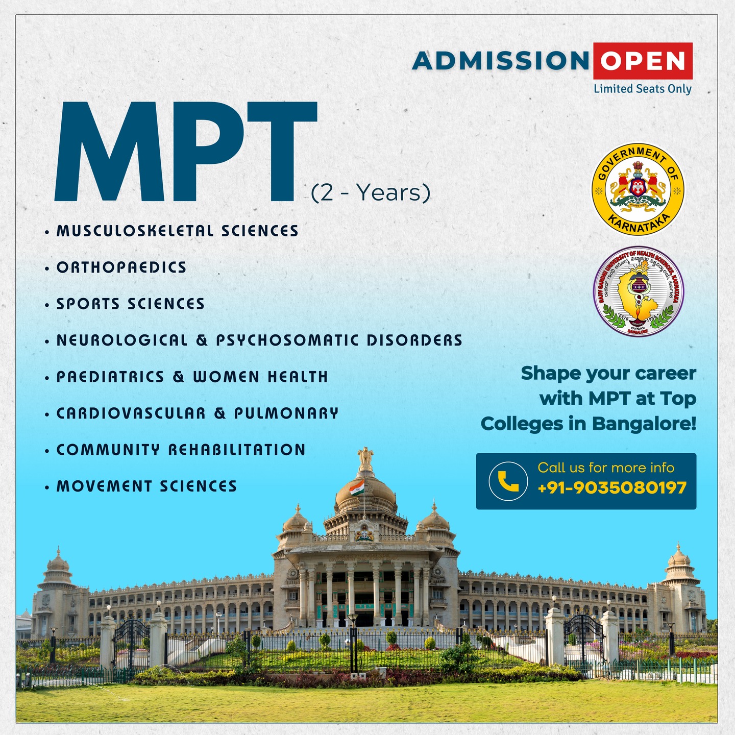 Admission Mentor Facebook ad: ADMISSIONS OPEN