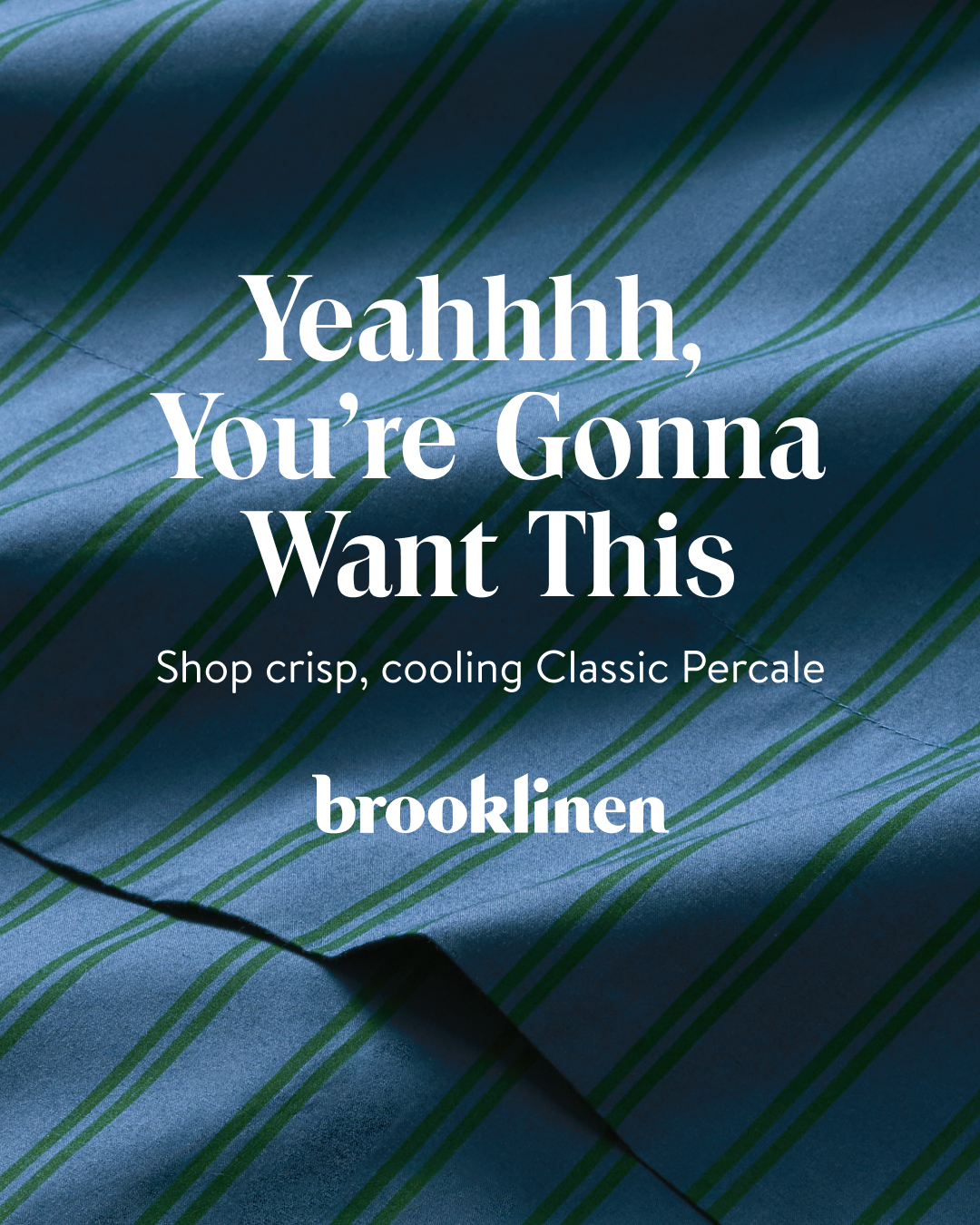 Brooklinen Facebook ad