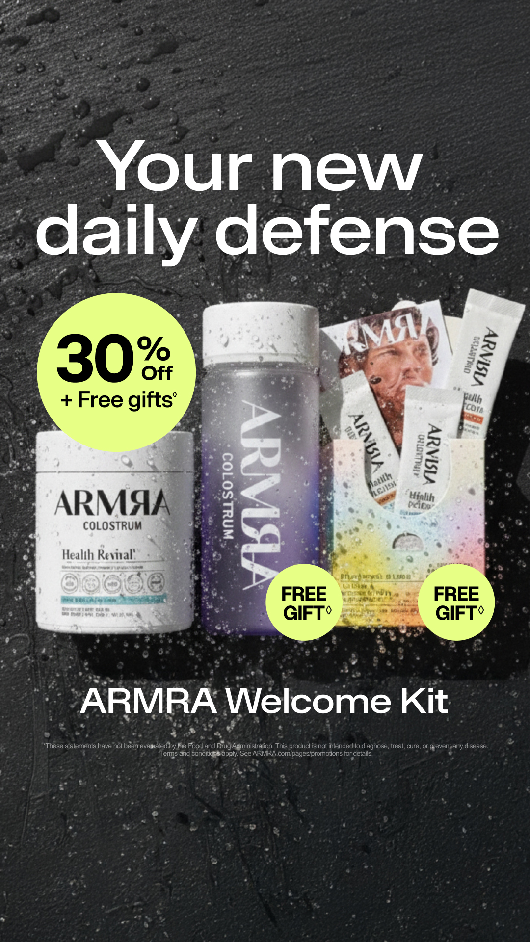 ARMRA Facebook ad