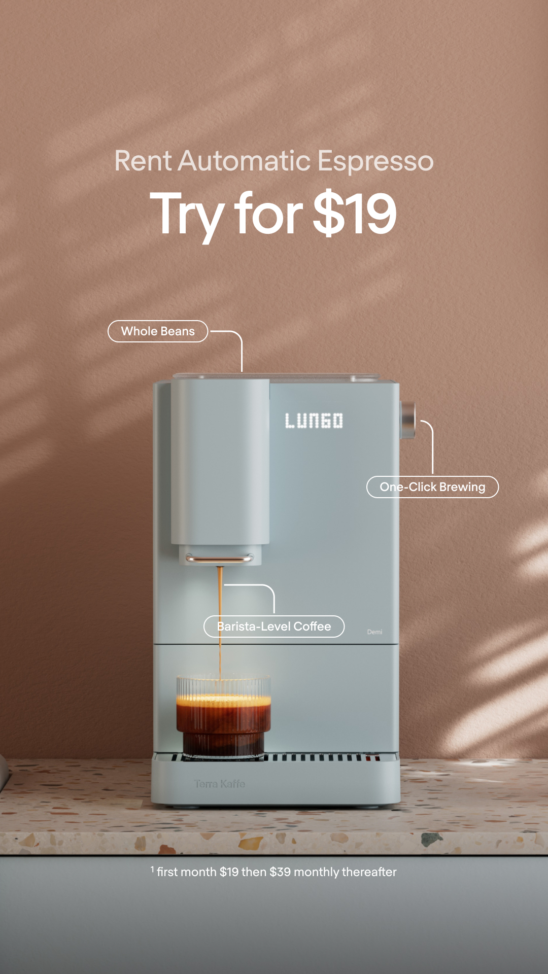 Terra Kaffe Facebook ad from Jul 31, 2026