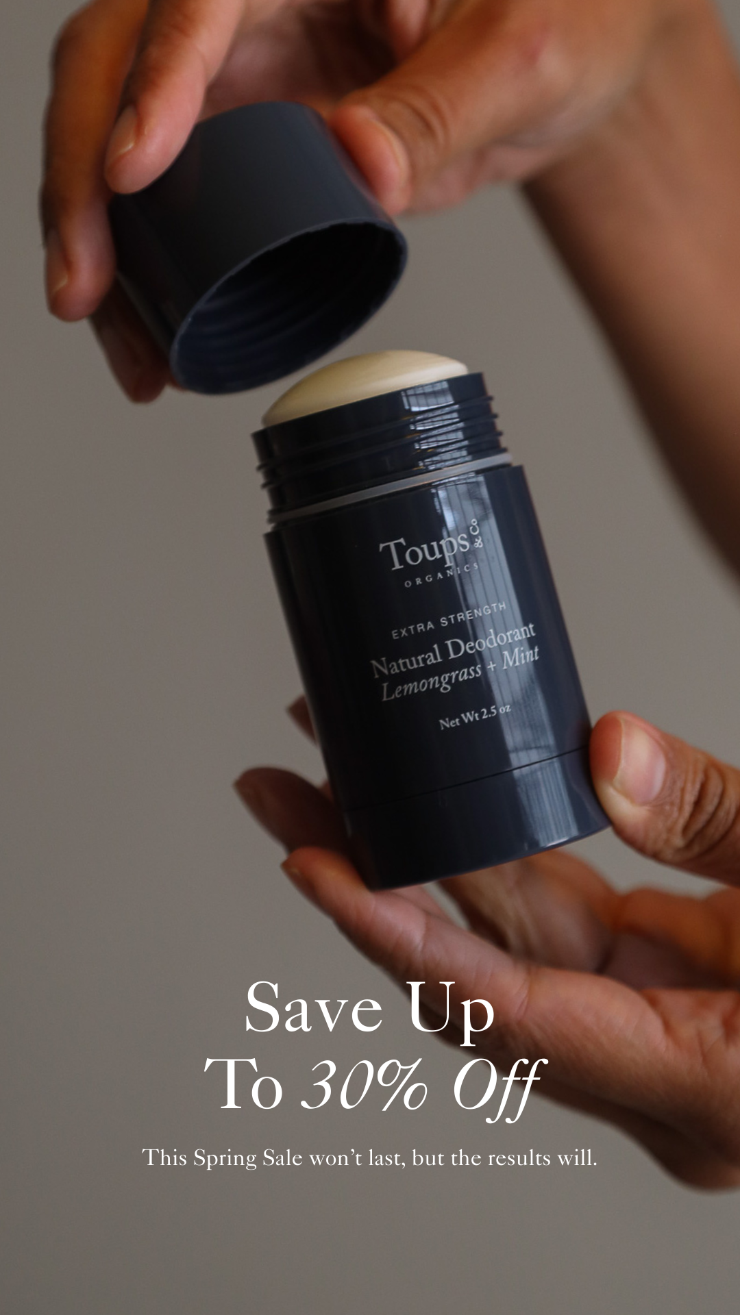 Toups and Co Organics Facebook ad