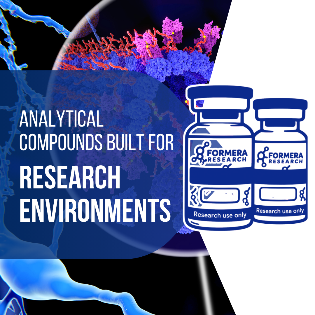 Formera Research US Facebook ad: Laboratory-Grade Research Compounds