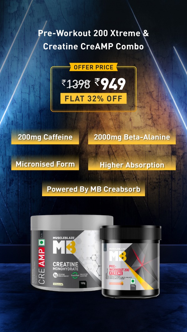 MuscleBlaze Facebook ad