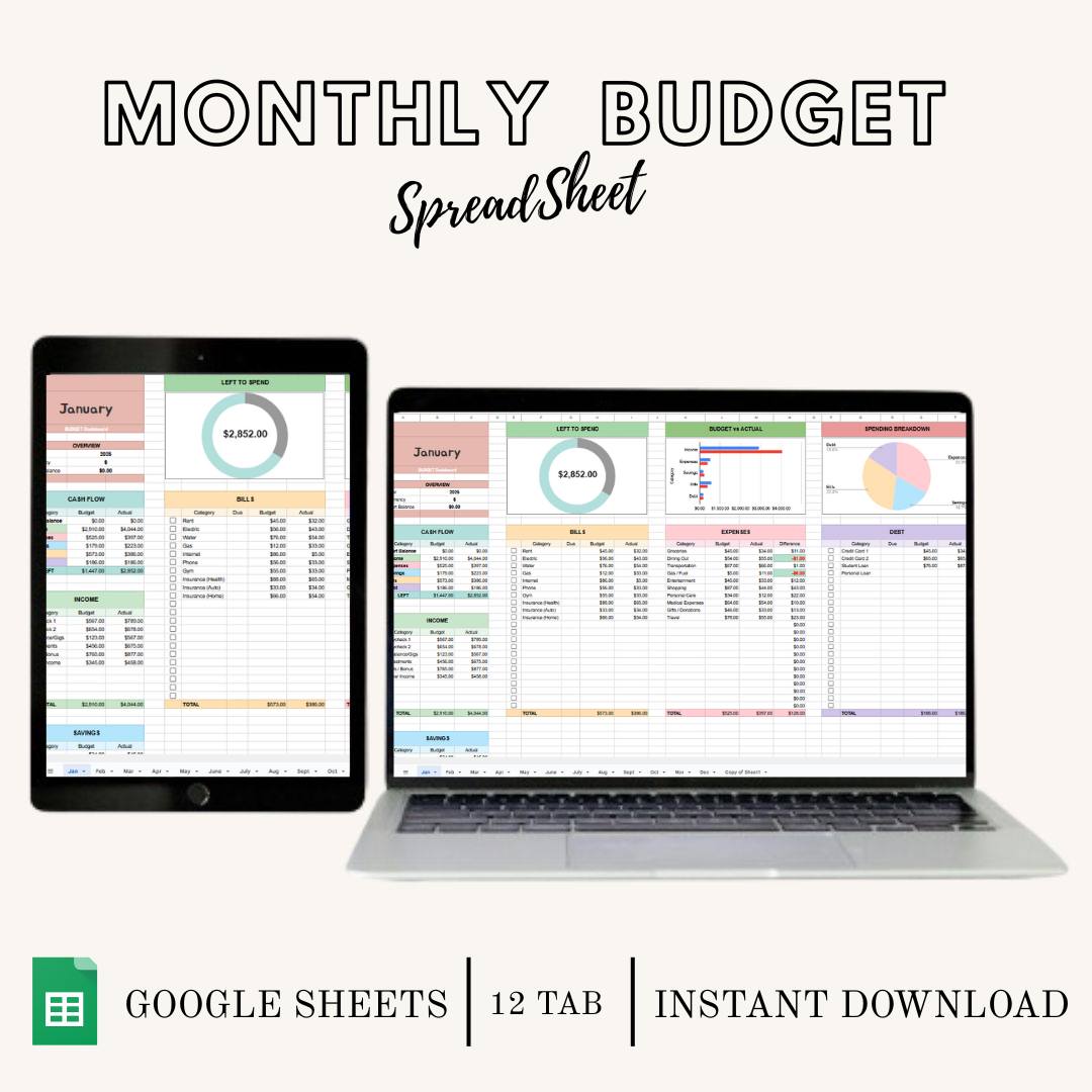 Digital Planner Sheets Facebook ad