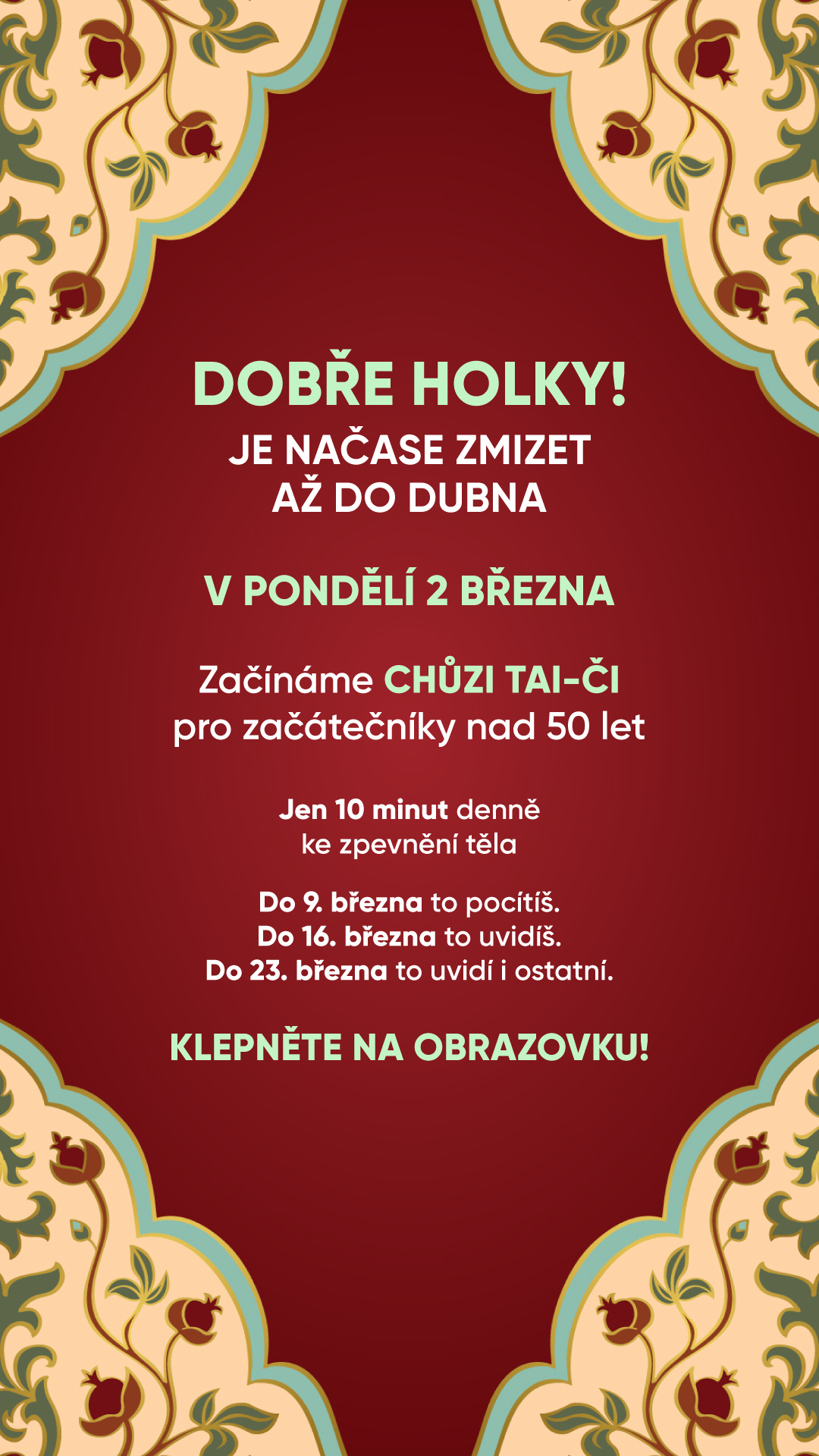 Ava Fitness Facebook ad: 15 minut stačí