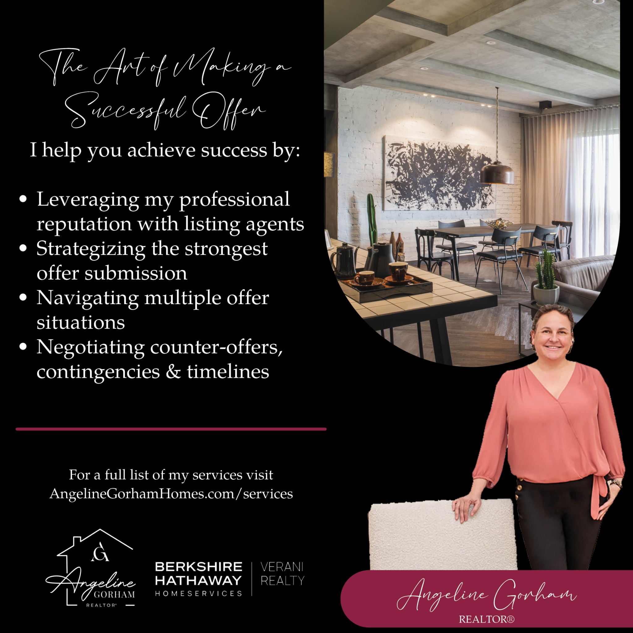 Angeline Gorham Realtor Facebook ad: Message or Call (603) 620-1717 | (603) 382-2121