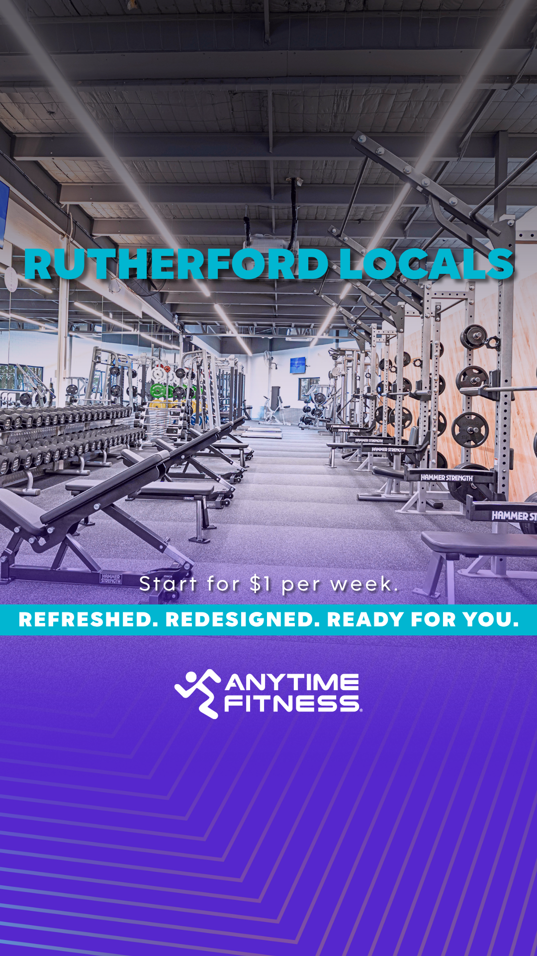 Anytime Fitness Facebook ad