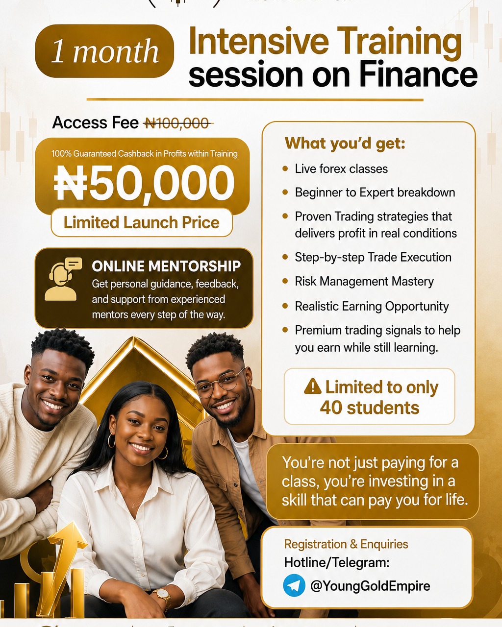 RoyalPips Academy Facebook ad