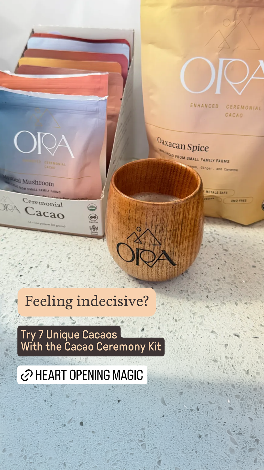 Ora Cacao Facebook ad