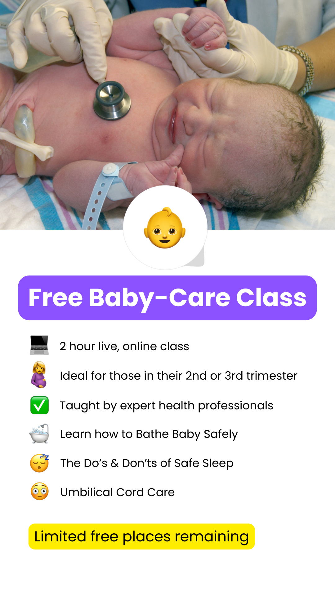 The Baby Academy UK Facebook ad