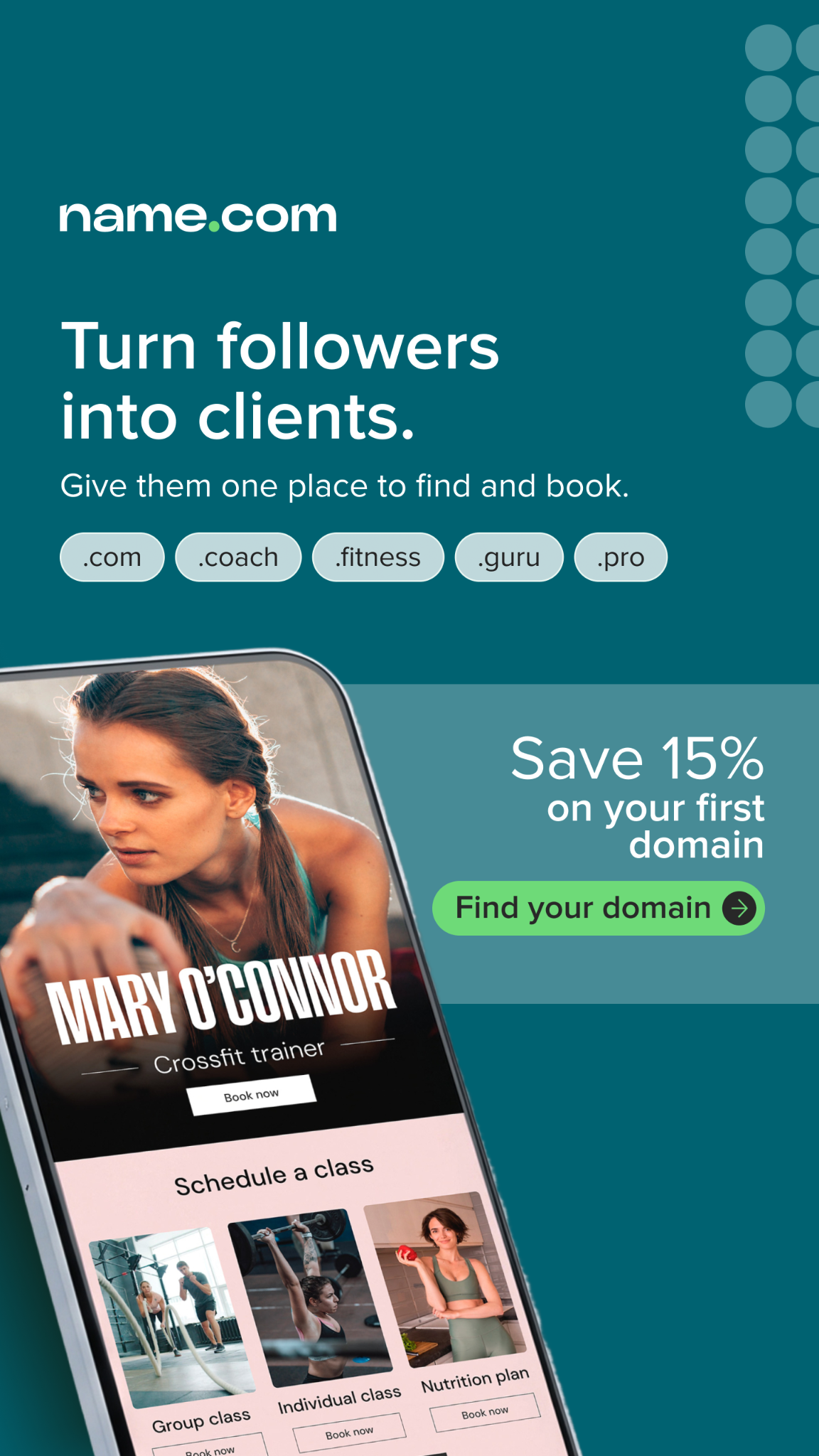 name.com Facebook ad
