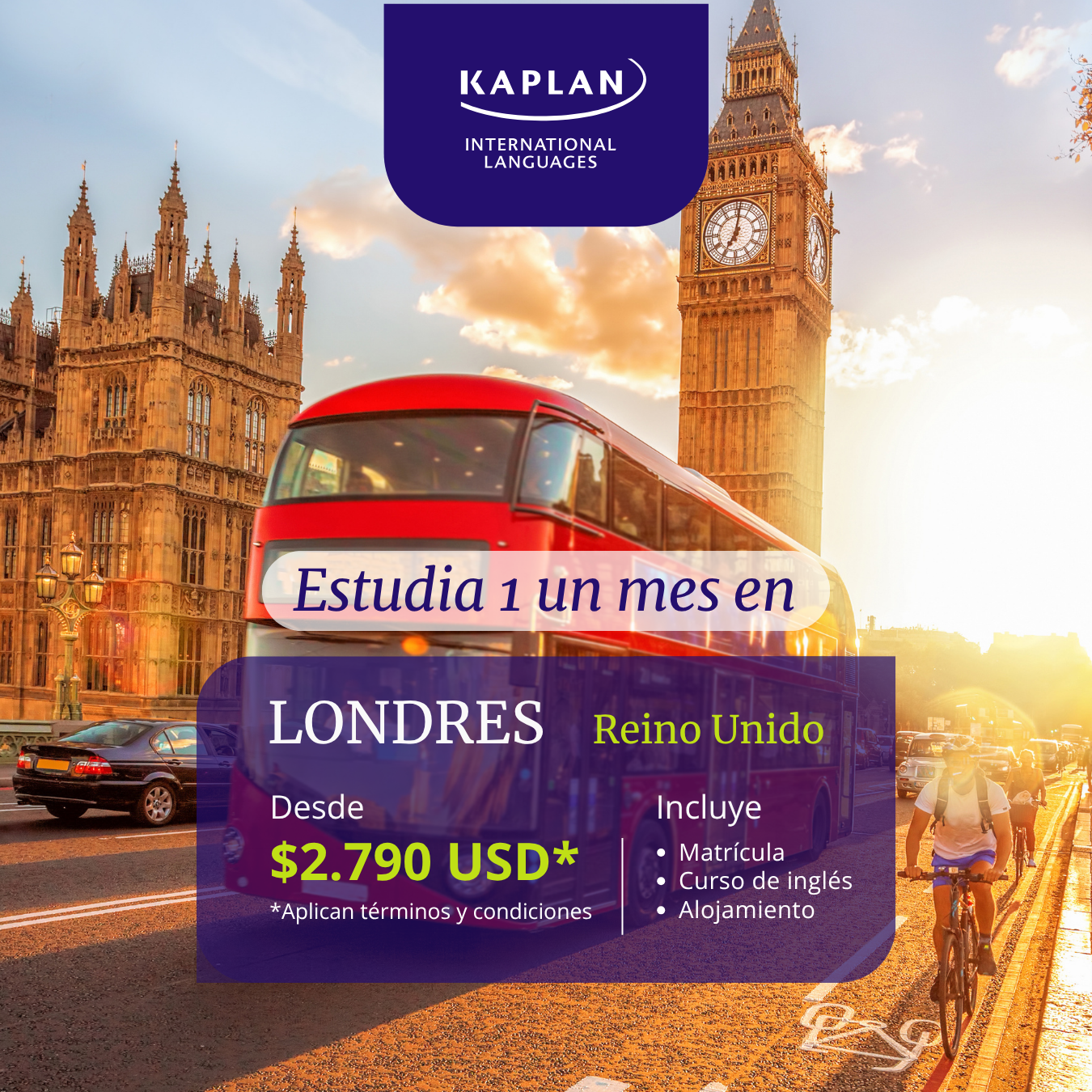 Kaplan International Languages - Latinoamérica Facebook ad