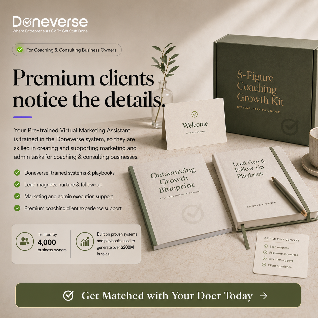 The Doers Way Facebook ad