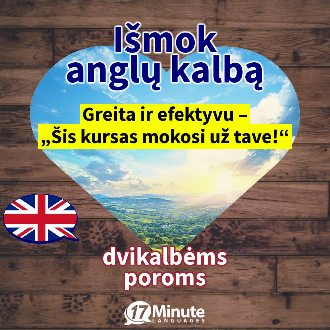 17 Minute Languages Lietuva Facebook ad