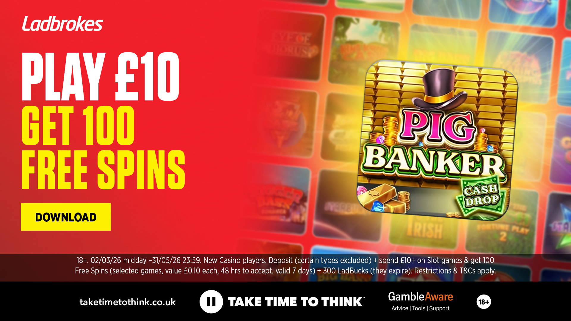Ladbrokes Facebook ad