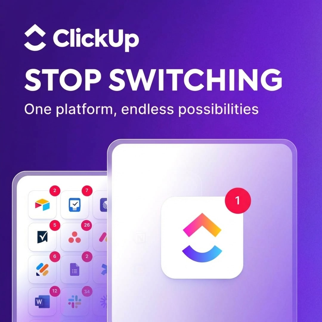 ClickUp Facebook ad