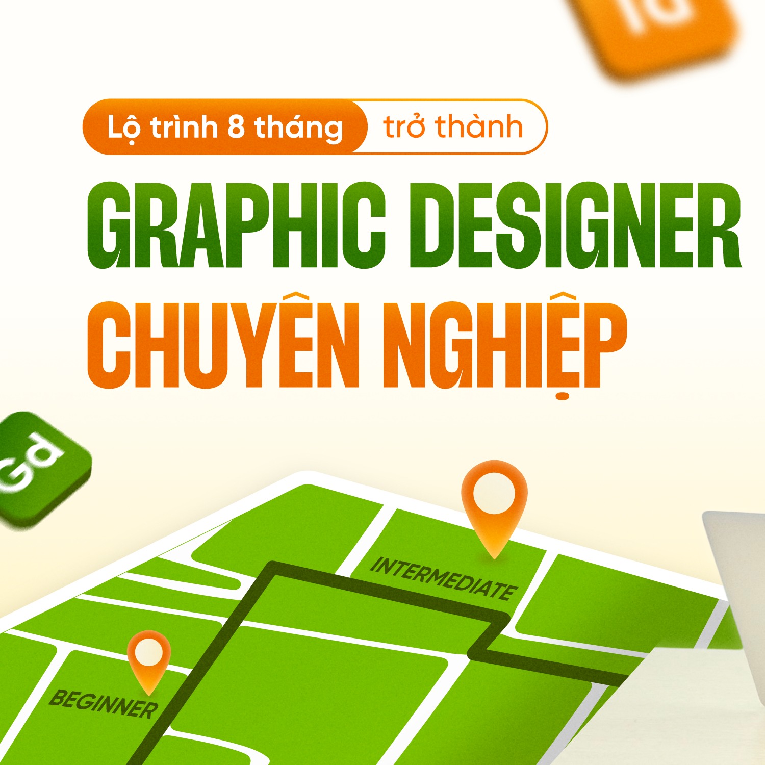 Color ME Facebook ad: LỘ TRÌNH TRỞ THÀNH GRAPHIC DESIGNER CHUYÊN NGHIỆP…