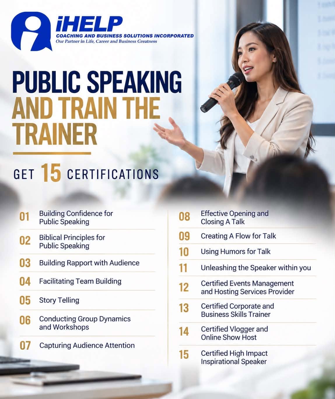 IHELP Coaching and Business Solutions Corporation Facebook ad