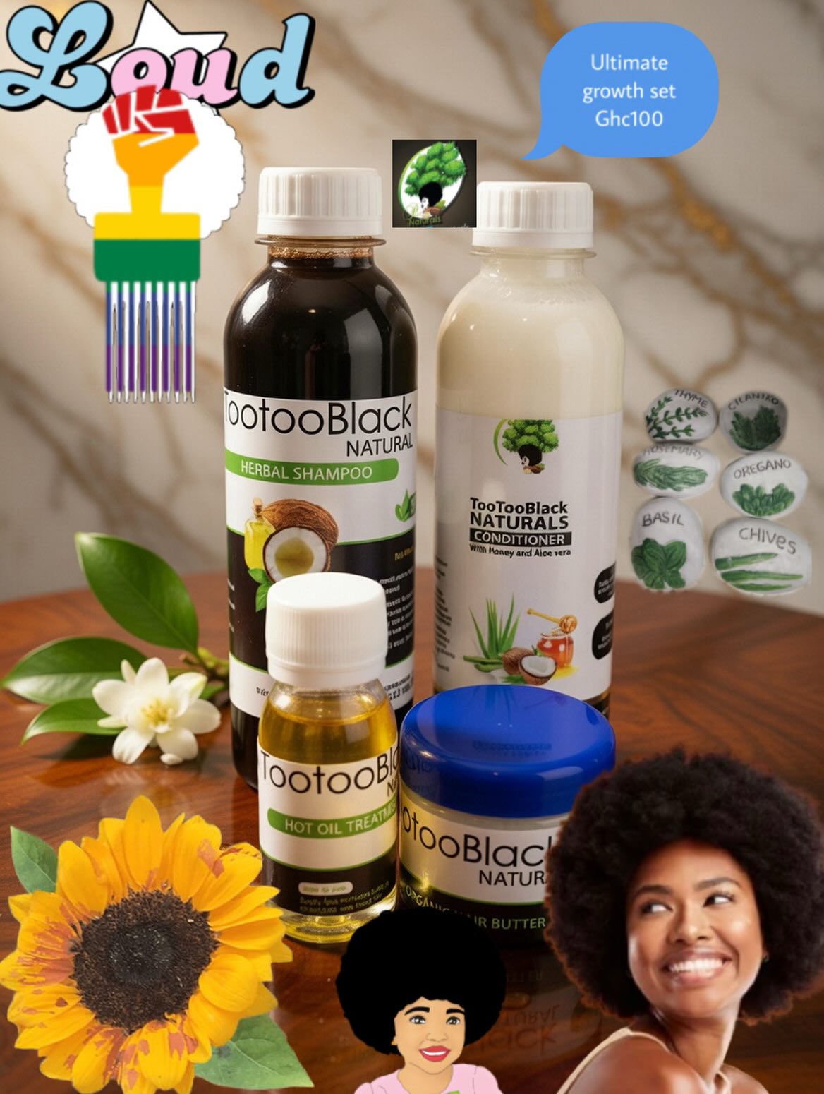 pure_naturals_ Facebook ad: LOOKING FOR A REAL HAIRCARE SOLUTION?