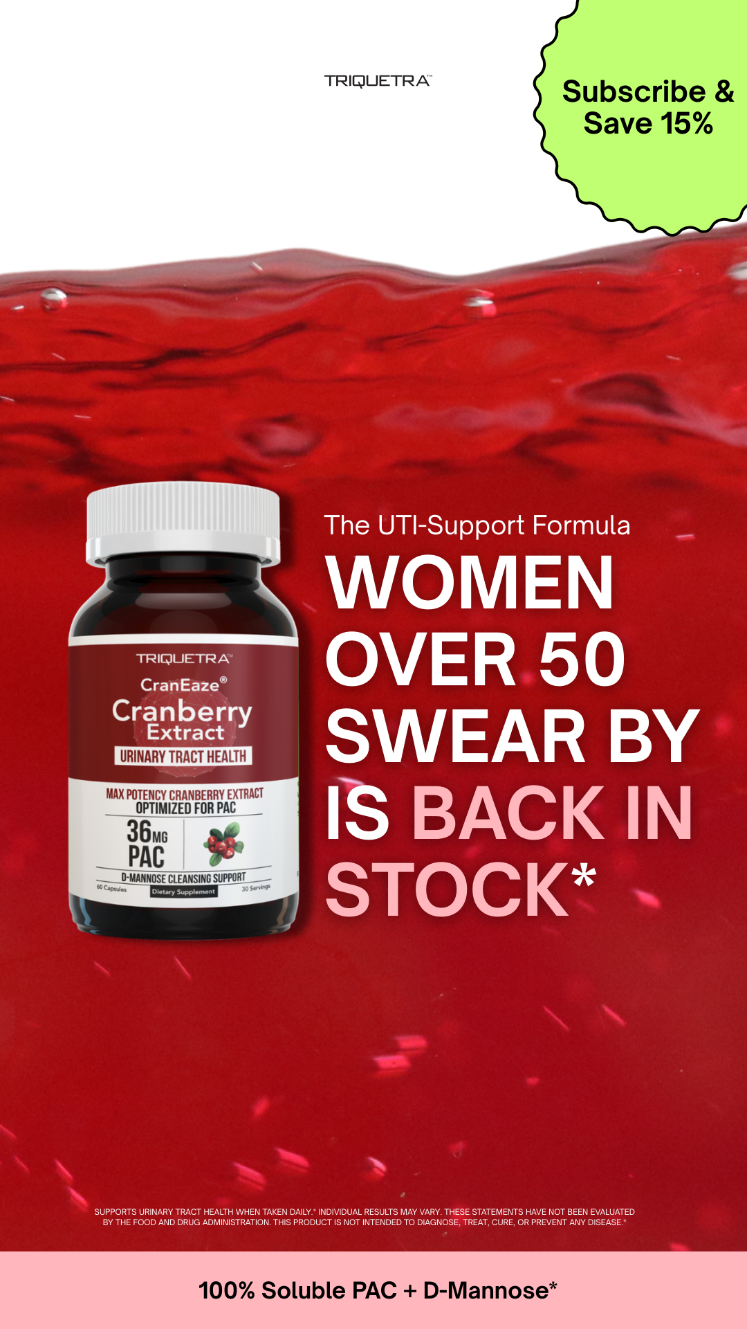 Triquetra Health Facebook ad