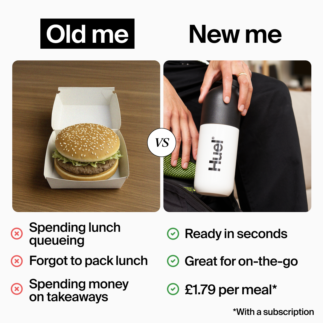 Huel Facebook ad