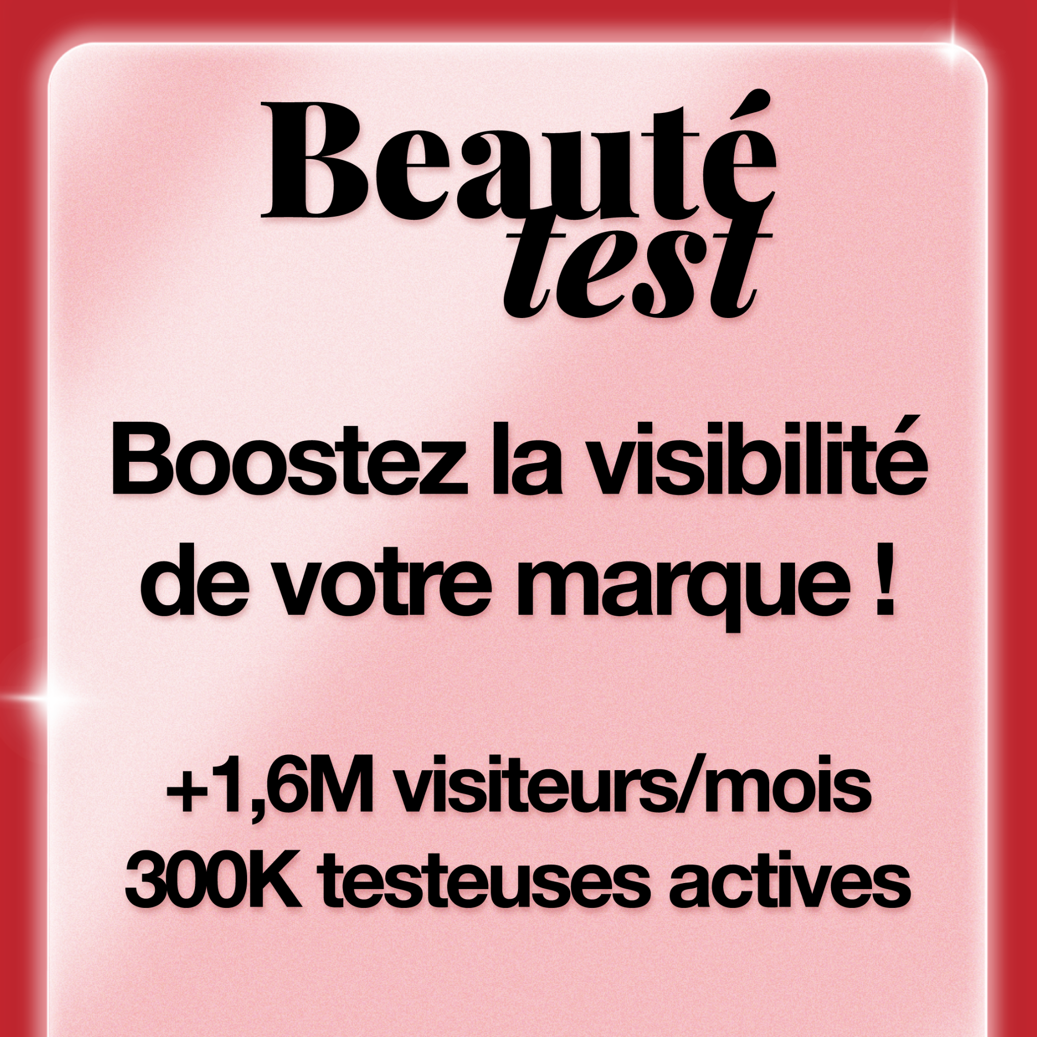 Beauté Test Facebook ad from Nov 12, 2025
