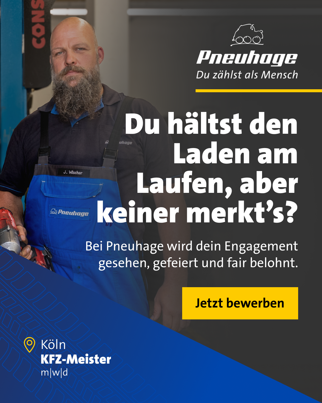 Pneuhage Karriere Facebook ad from Jun 17, 2026