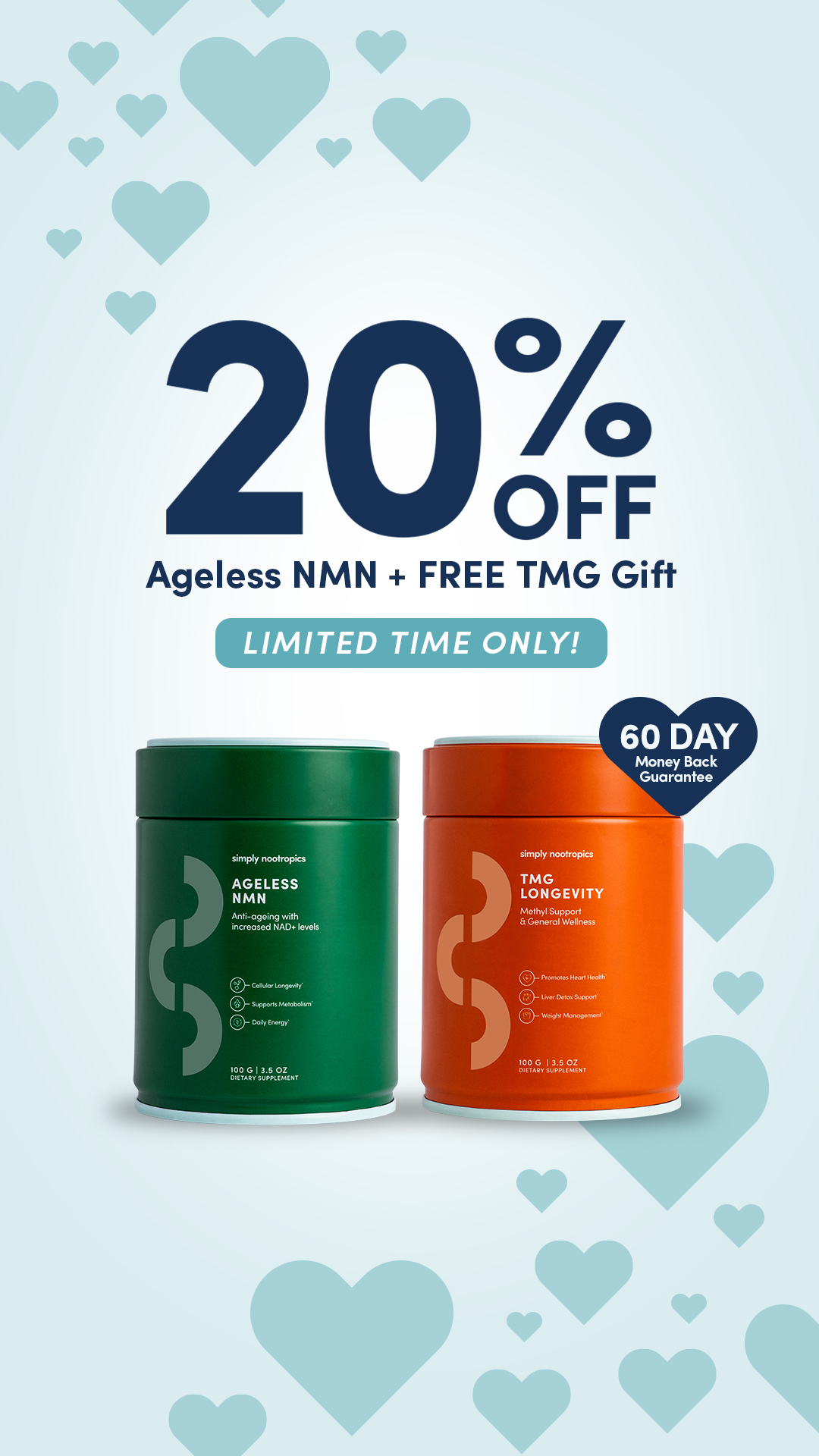 Simply Nootropics Facebook ad
