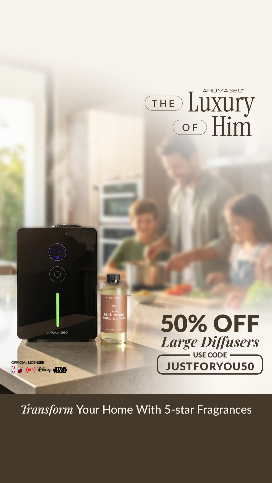 Aroma360 Facebook ad