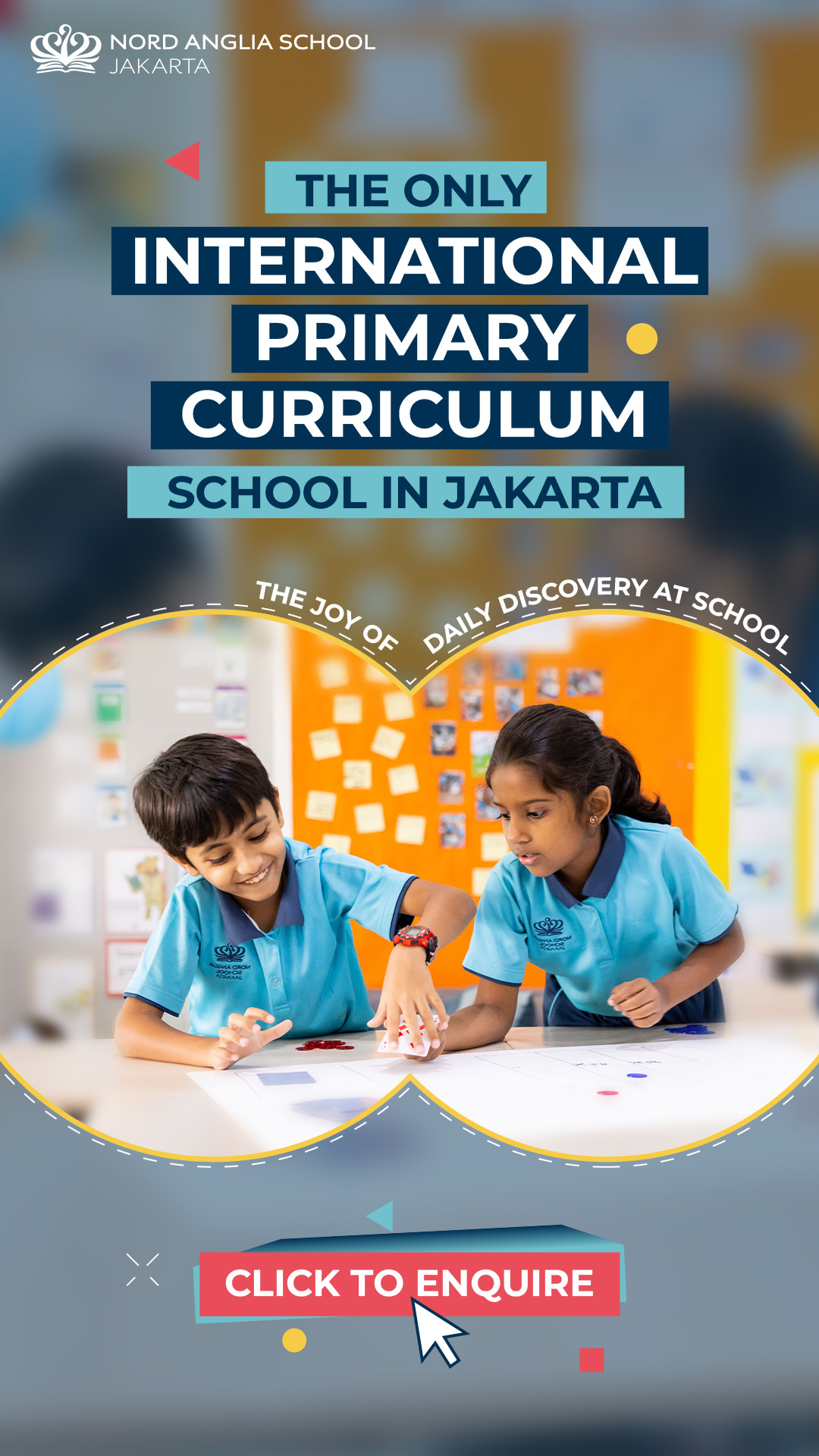 Nord Anglia School Jakarta Facebook ad: Designed for globally mobile families