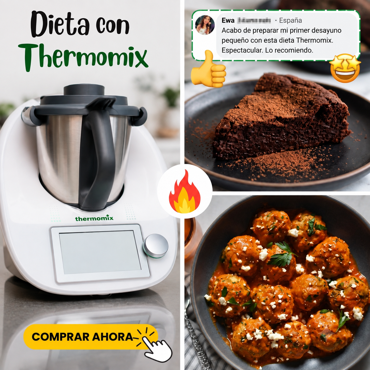 Carmen Rodríguez Facebook ad: Si tienes una Thermomix y quieres seguir una…