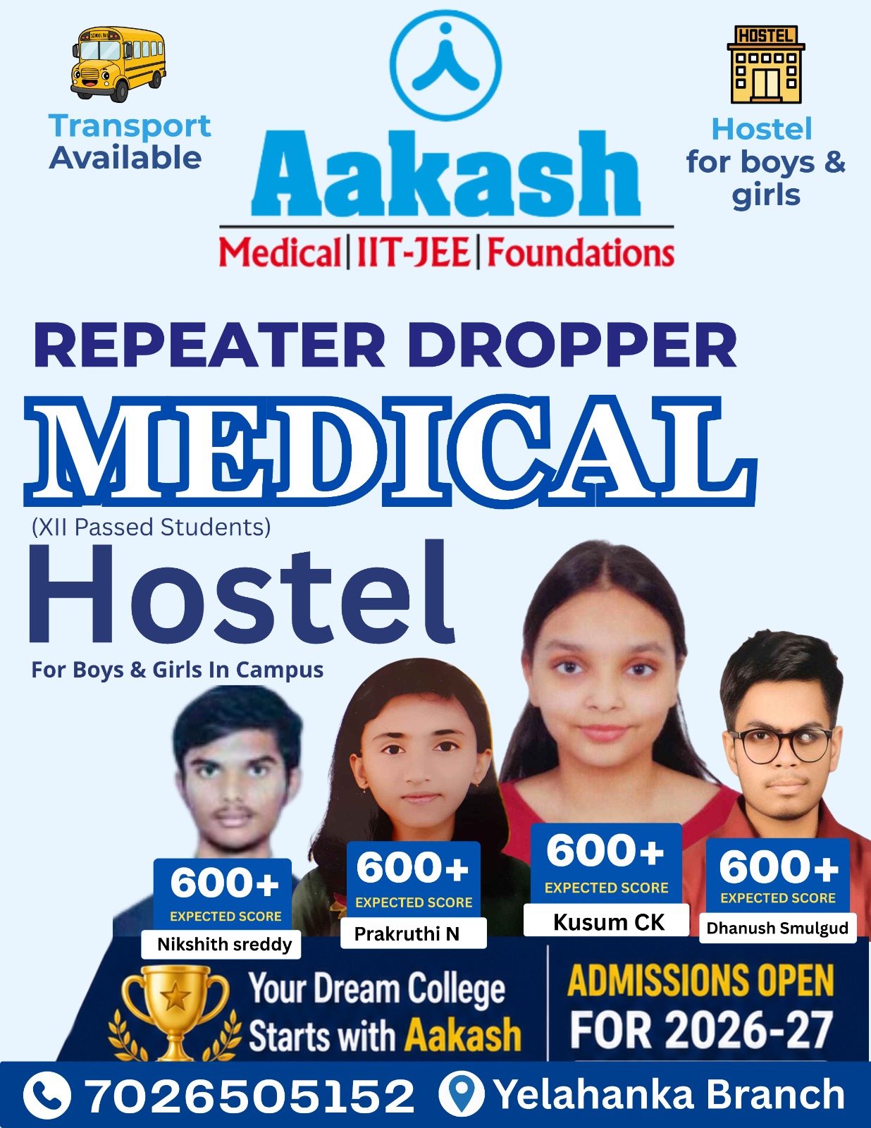 Aakash Institute Yelahanka Facebook ad