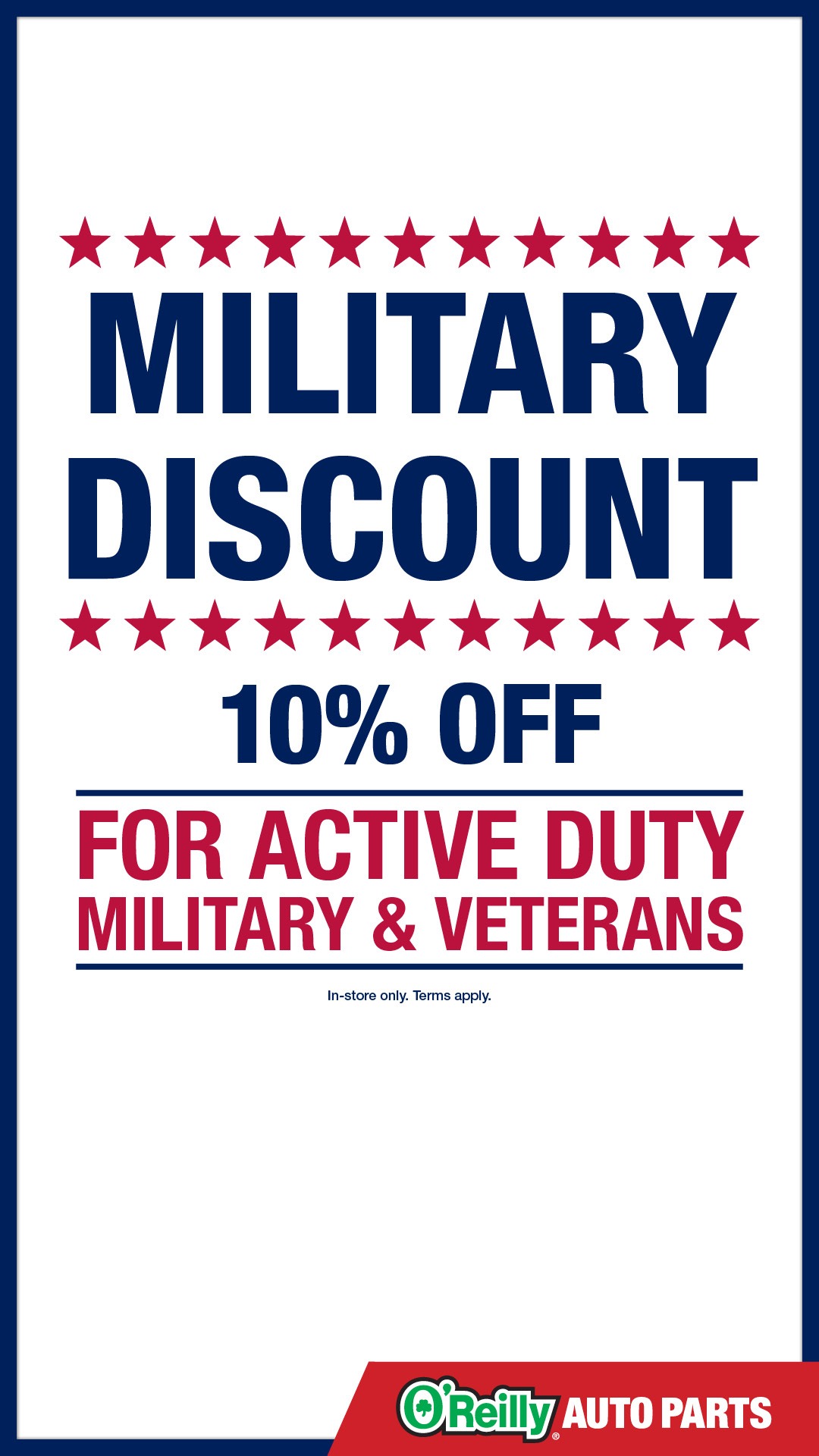 O'Reilly Auto Parts Facebook ad