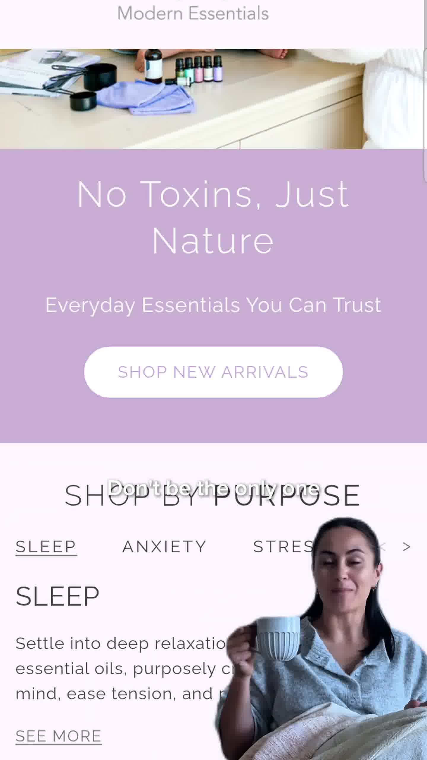 ECO. Modern Essentials Facebook ad: Simple Swaps for Your Family