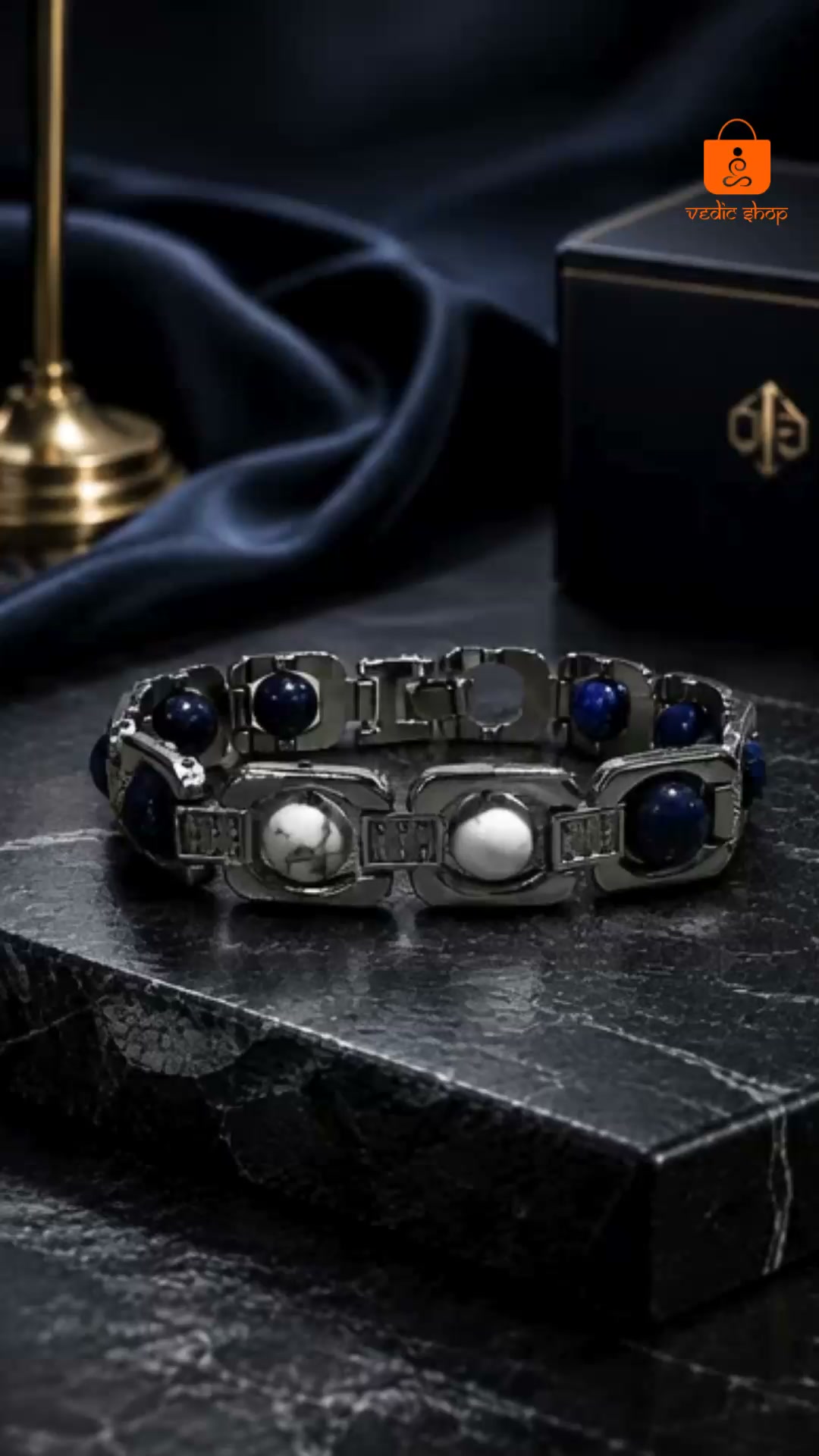 Vedic Shop Facebook ad: Silver Libra Zodiac Bracelet