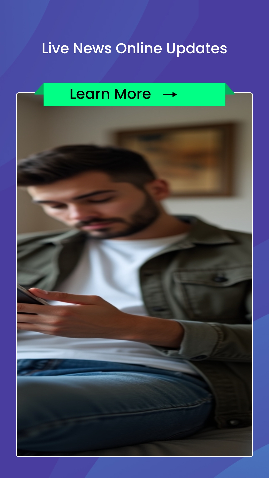 TrendingResults Thrive Facebook ad: Dive Into Live Headlines Now! Online News Updates.