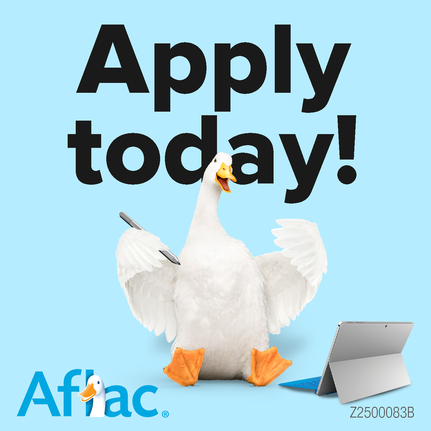 Aflac Duck Facebook ad