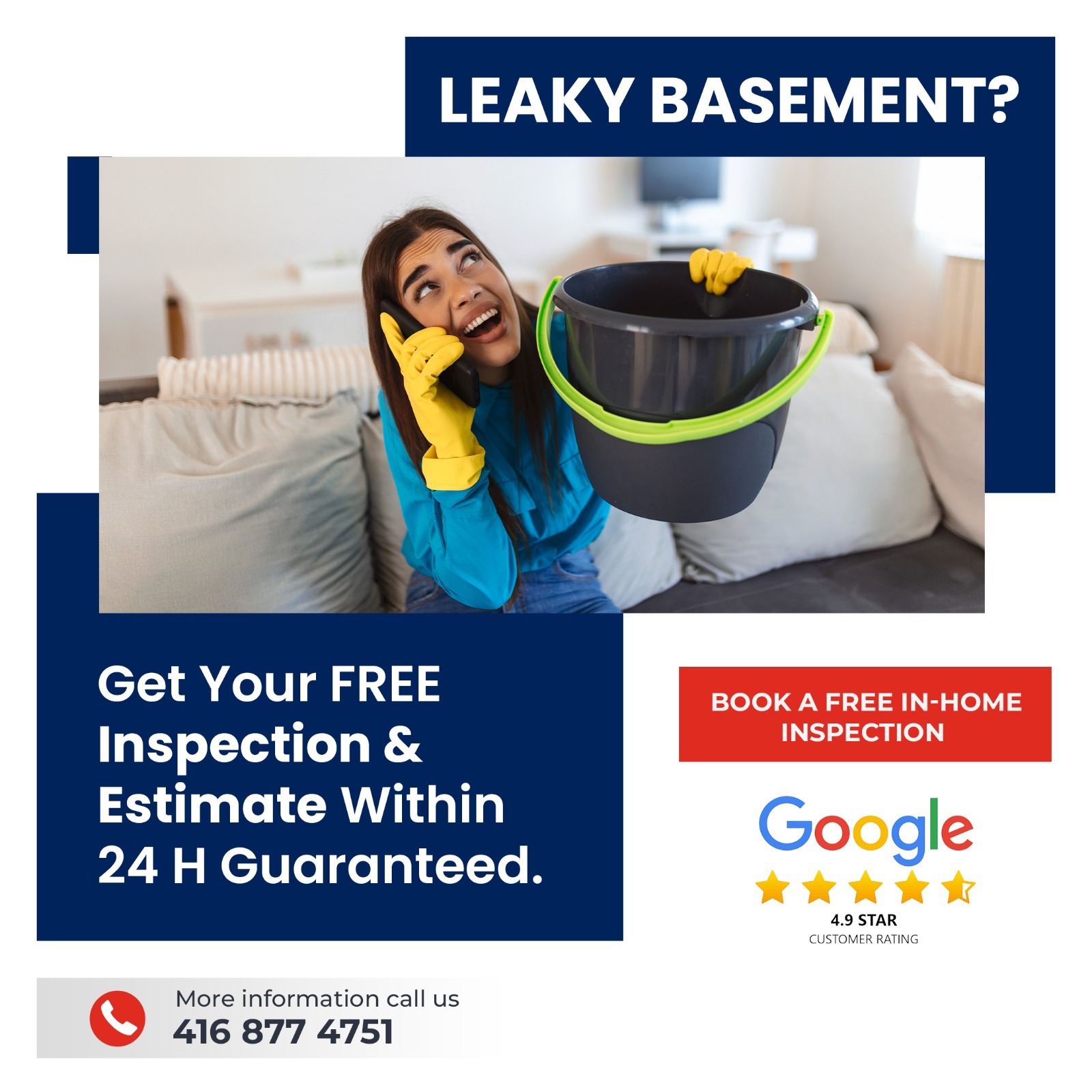 Aluneed - Toronto Waterproofing, Damage Repair, & Prevention Facebook ad