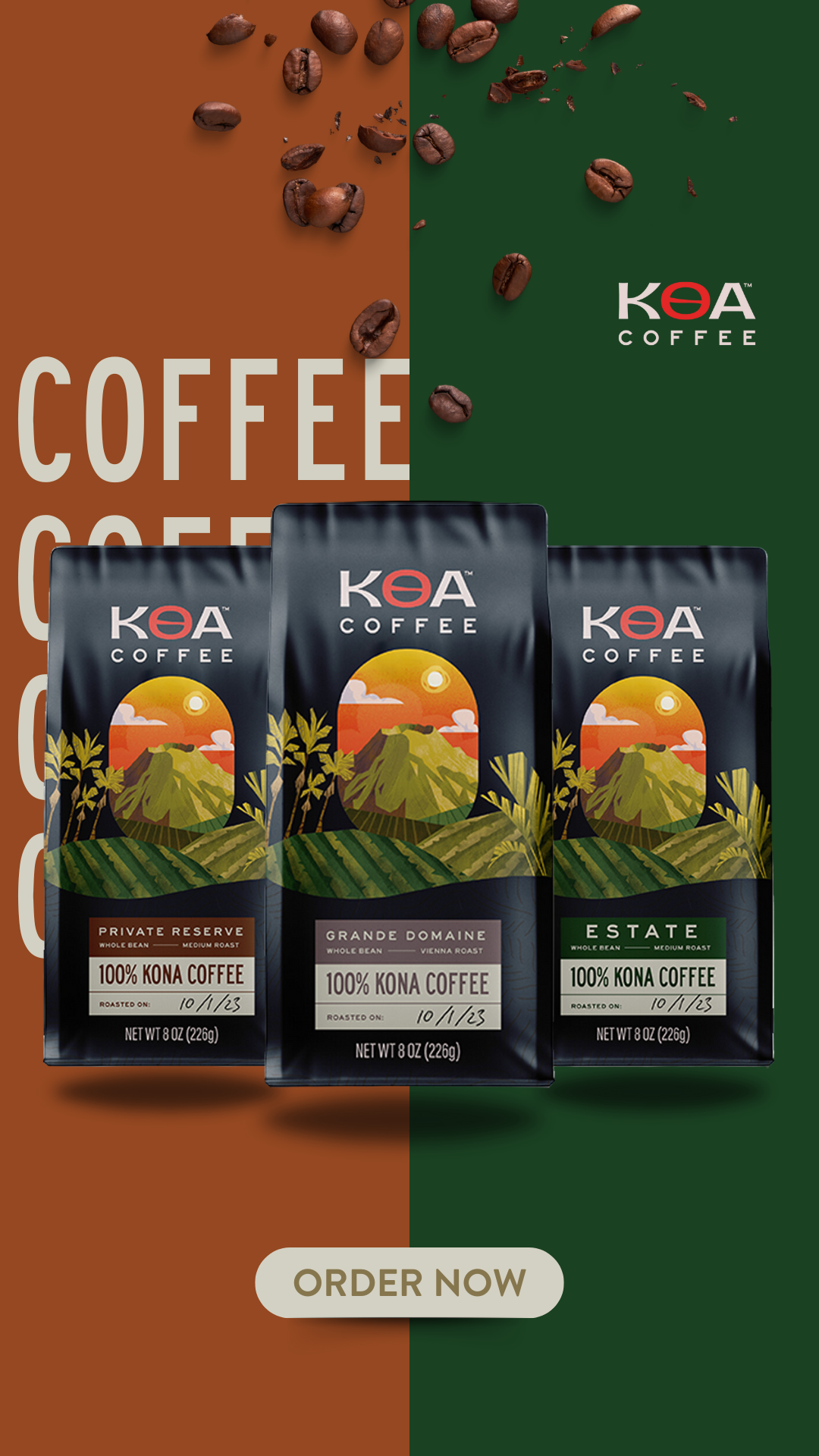 Koa Coffee Facebook ad