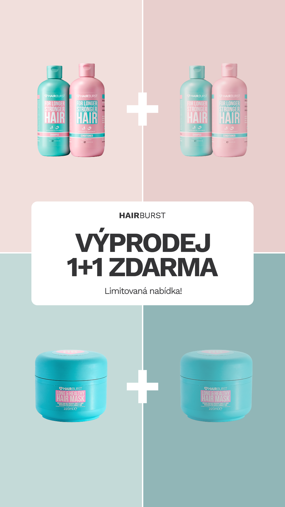 Hairburst Czech Republic Facebook ad