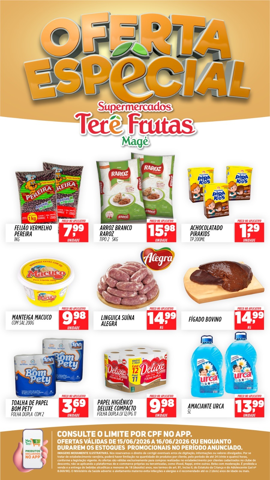Super Terê Frutas Magé Facebook ad