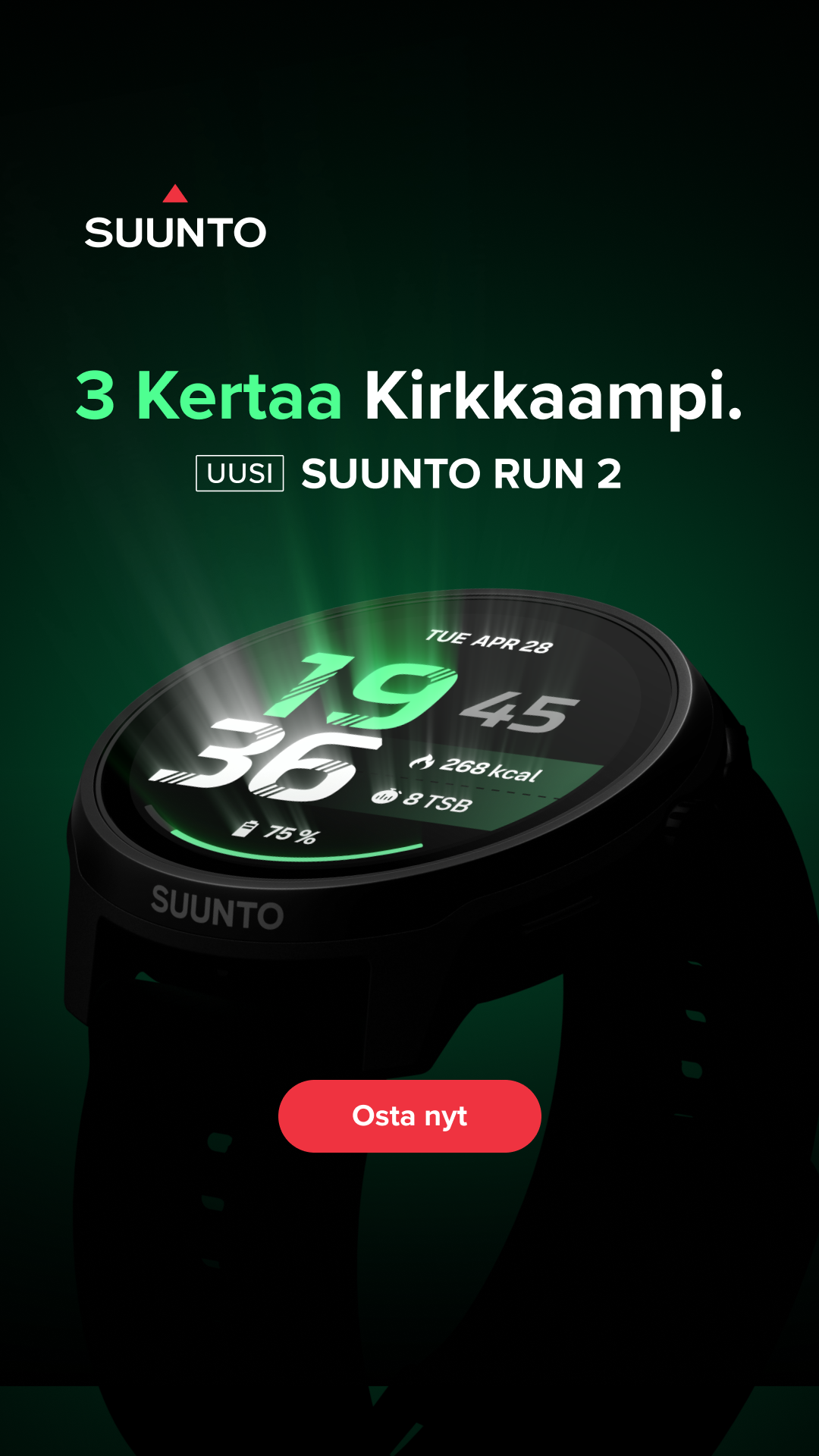 Suunto Facebook ad