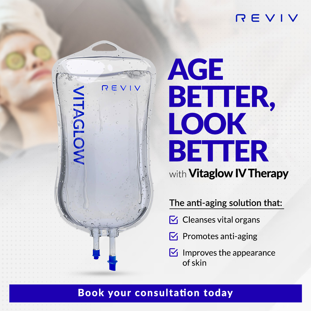 REVIV India Facebook ad: Book Your IV Therapy Session Today