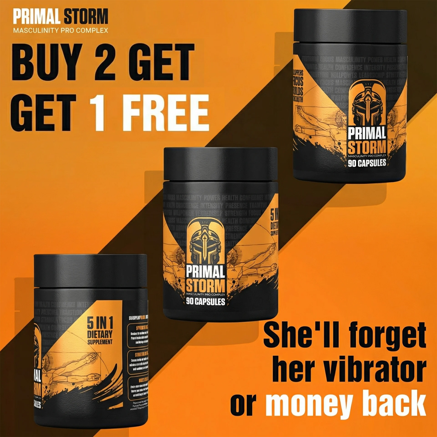 Primal Storm Supplements Facebook ad