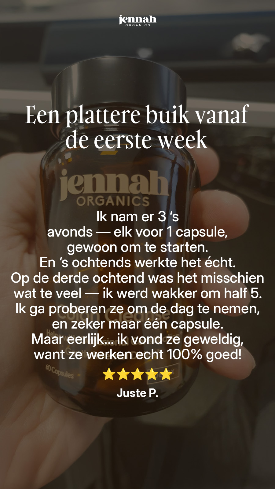 Jenatic Organic's Facebook ad