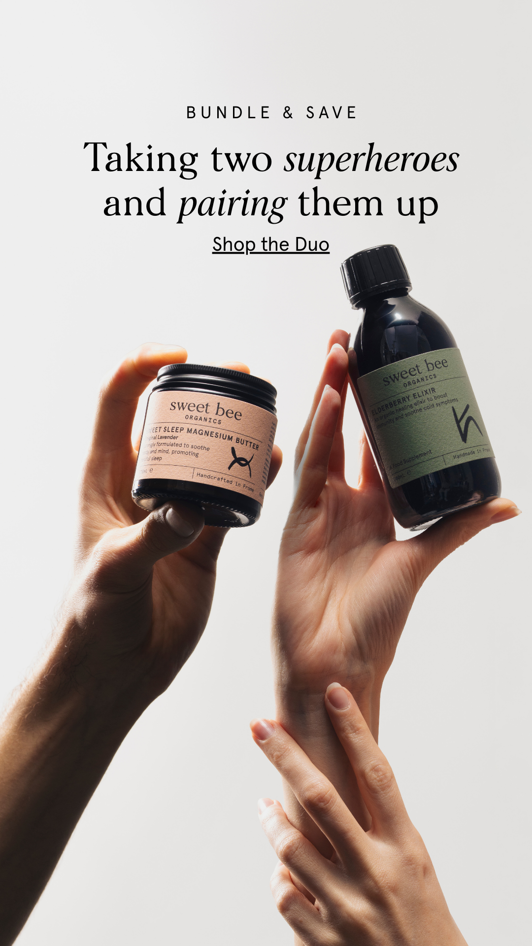 Sweet Bee Organics Facebook ad