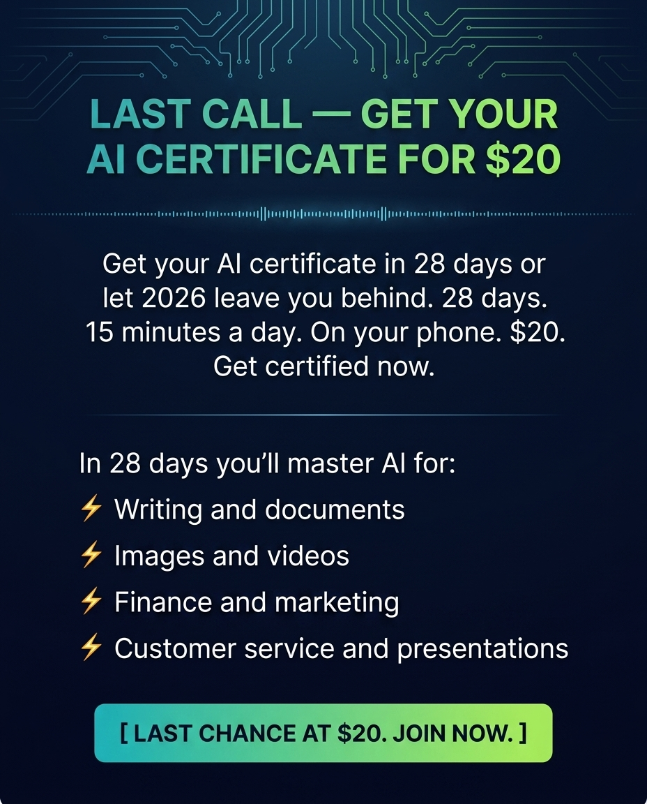 AI Simplified Facebook ad