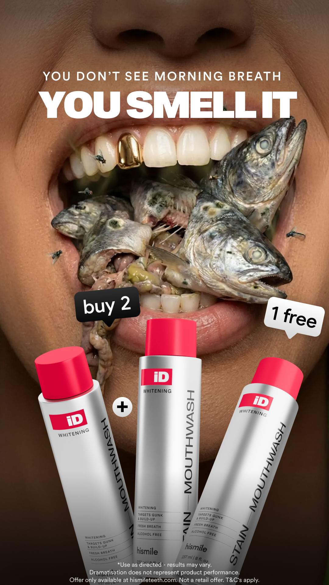 Hismile Facebook ad