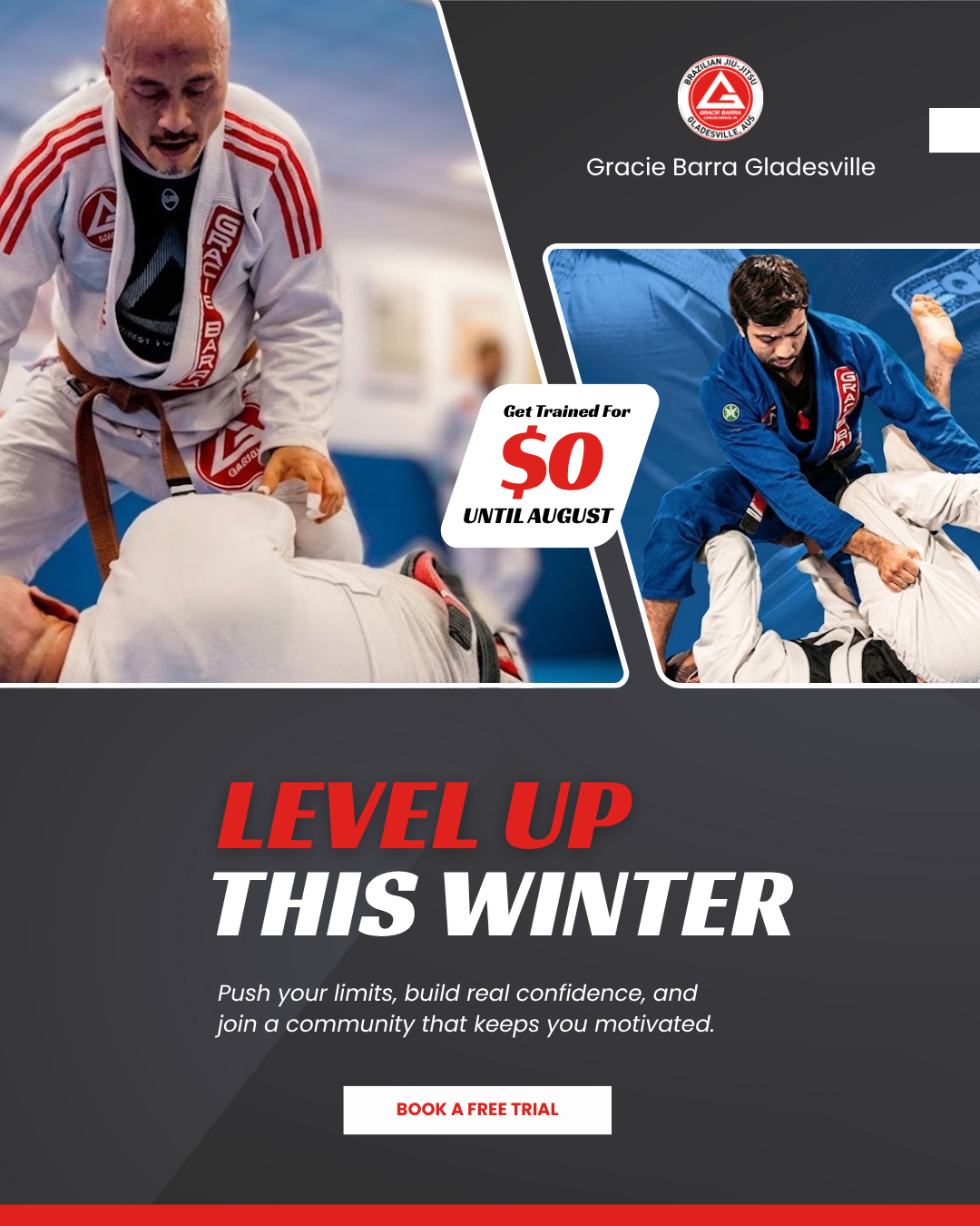 Gracie Barra Gladesville Facebook ad