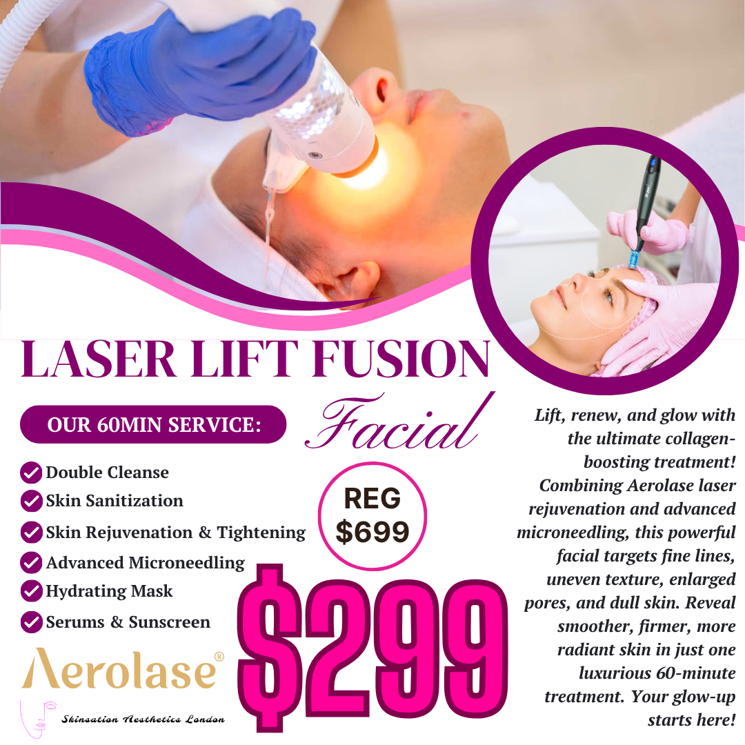 Skinsation Aesthetics London Facebook ad